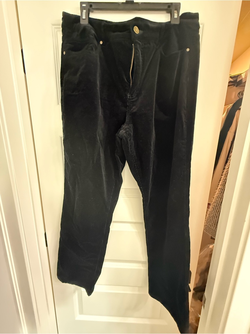 🖤 Tribal Black Corduroy Straight Leg Women's Pants Worn once!